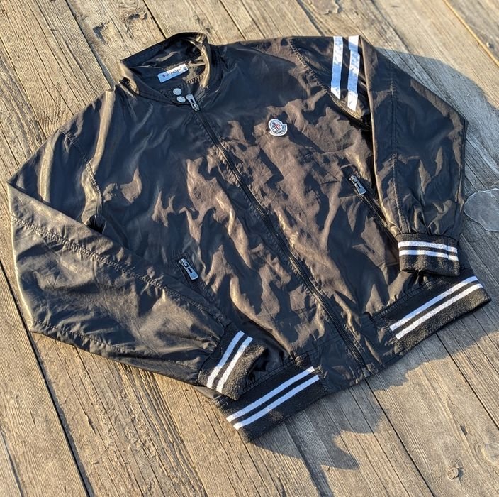 Мужской Moncler Ветровка Чёрный 36
