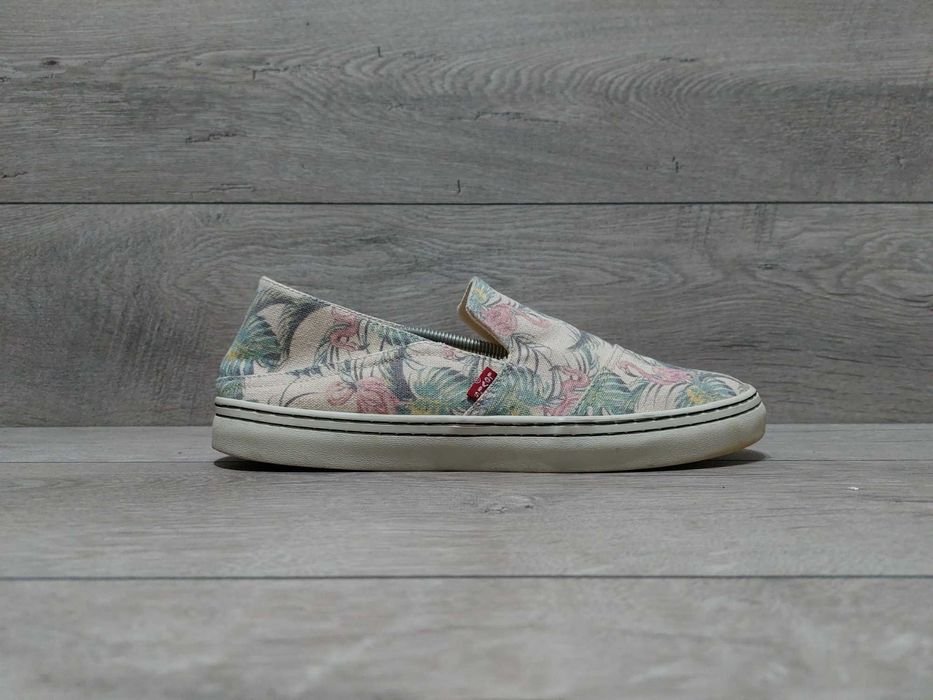 Мужские Levi's Слипоны Серый Ткань 46