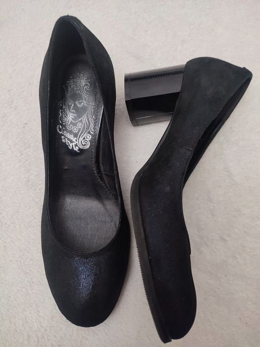 Женские Туфли Чёрные 37