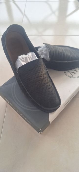 Мужские Ботинки Чёрные Замша 43