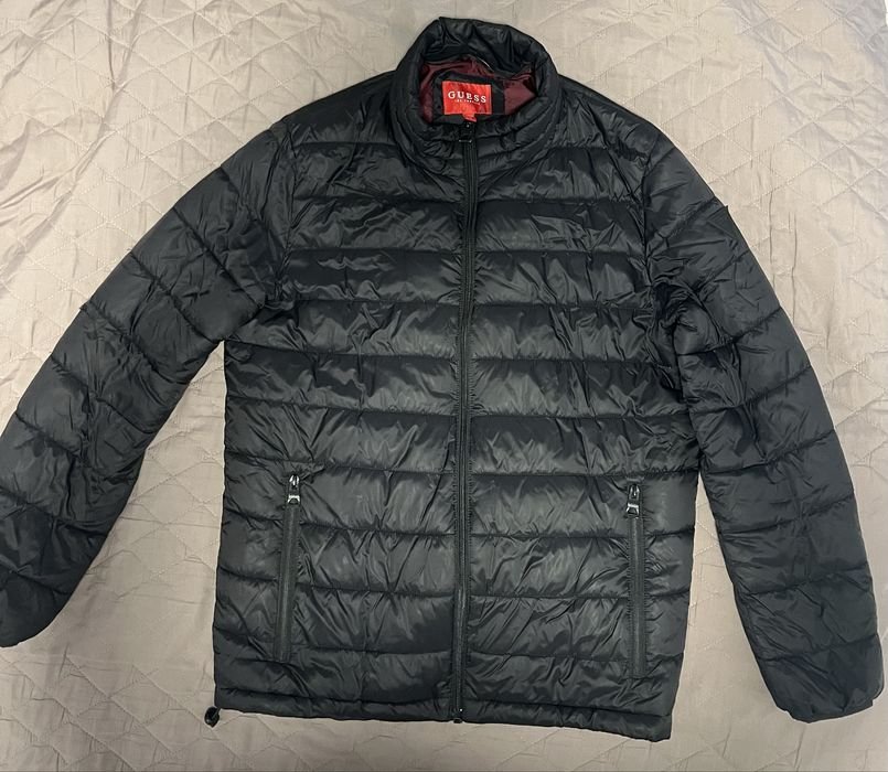 Мужской Guess Куртка Чёрный 40