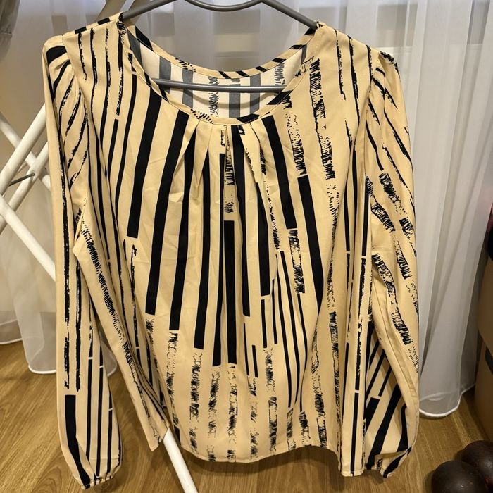 Женская Блуза Бежевый Полиэстер 42