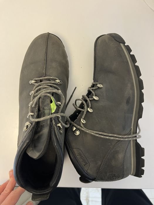 Uomo Timberland Stivali Grigio Nubuck 45