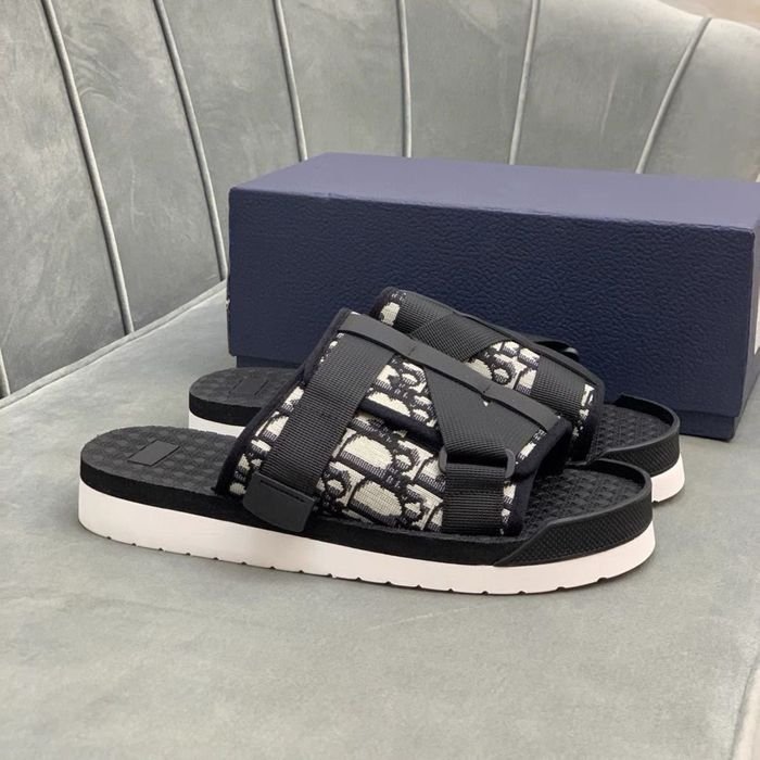 Women Dior Slippers Black 41