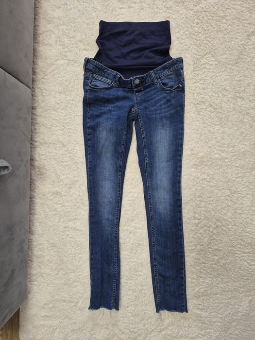 Женские Джинсы для Беременных Голубые Деним 32