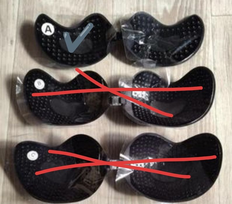 Donna Reggiseno Invisibile Nero A