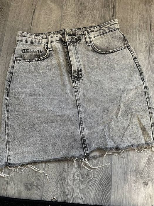 Женская Джинсовая Спидница Чёрная 38