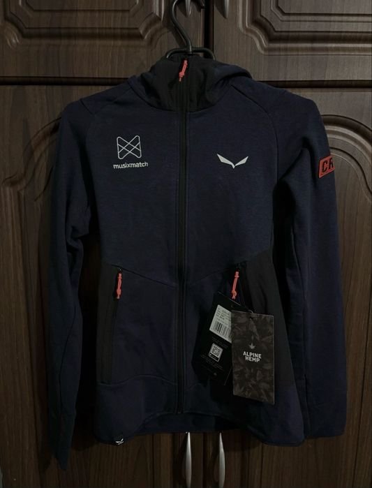 Herren Salewa Lavaredo Kapuzenjacke Hanf