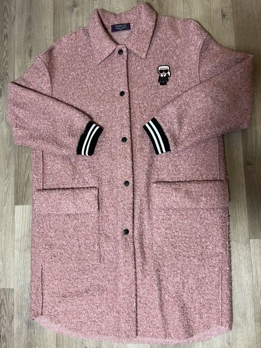 Женский Кардиган Розовый Другой Материал