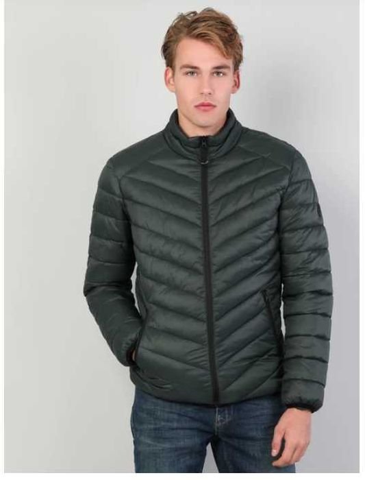 Men Colins Jacket Dark Green 38