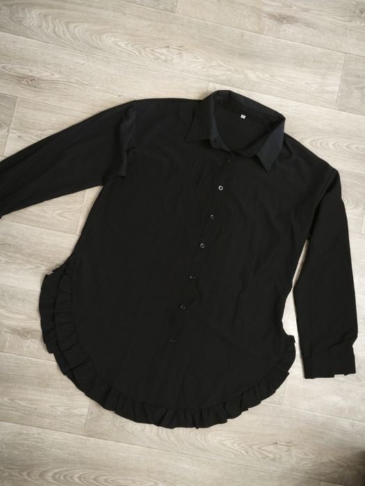 Femme Chemise Noire Polyester Autre