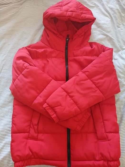 Femme Doudoune Hiver Rouge 40