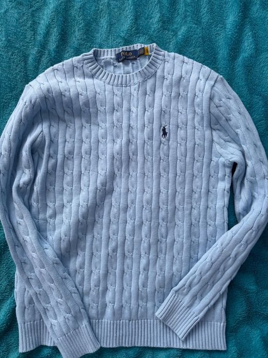 Мужской Ralph Lauren Свитер Тёмно-синий Бавовна 36