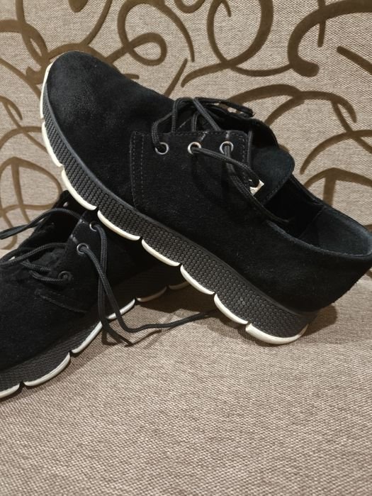 Femme Mocassins Noir Suède 36