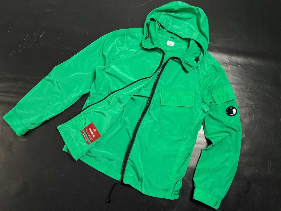 Homme CP Company Veste à Capuche Verte 40
