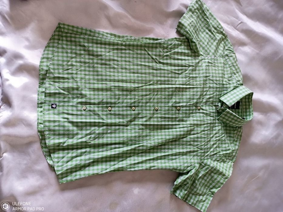 Мужской Strellson Рубашка Зелёный Хлопок 38