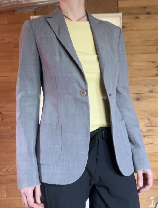 Femme enbase Blazer Gris Coton 36