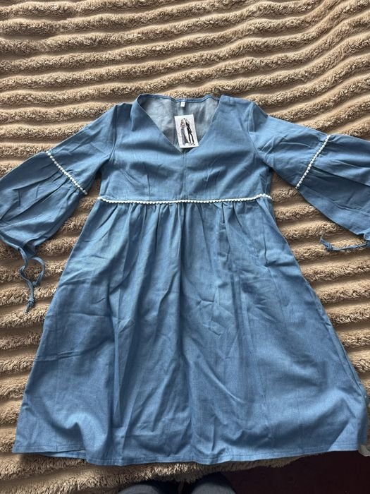 Damen Jeanskleid Navy 40