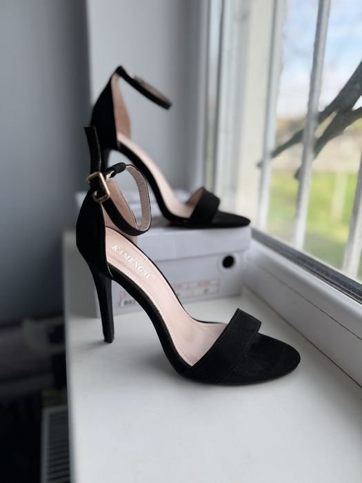 Damen High Heels Schwarz 37