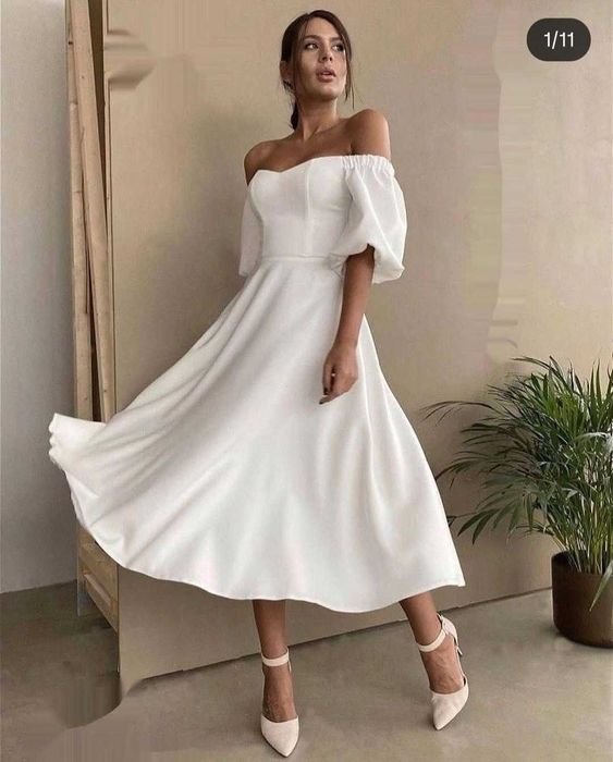 Women Dress White 40