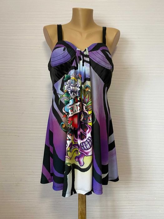 Donna Ed Hardy Abito Nero 40