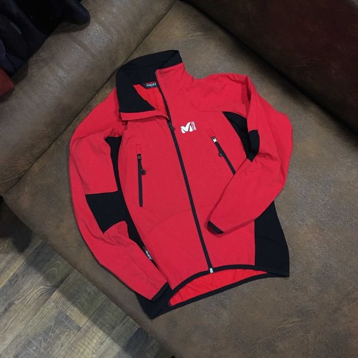 Uomo Millet Giacca Softshell Rossa 36