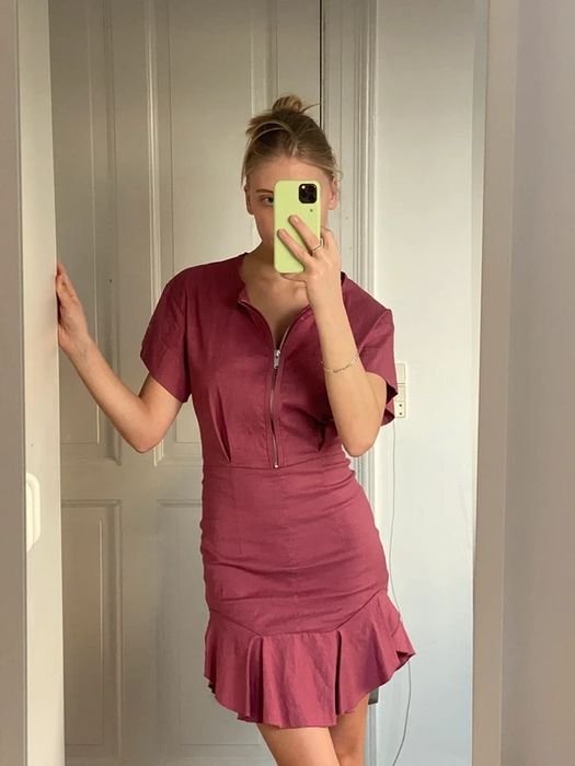 Women Isabel Marant Dress Pink Linen