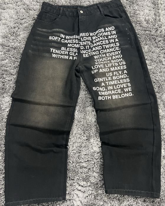 Мужской Acne Studios Джинсы Чёрный Деним 34