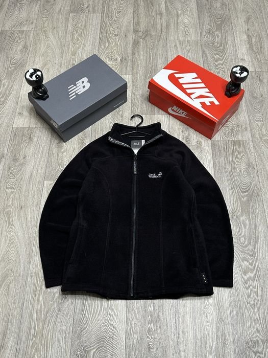 Uomo Jack Wolfskin Felpa Nera 36