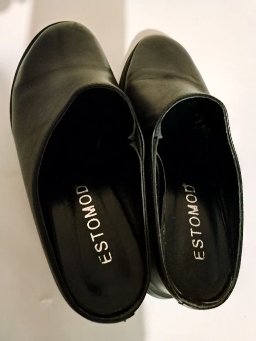 Femme Talons Noir Cuir 38