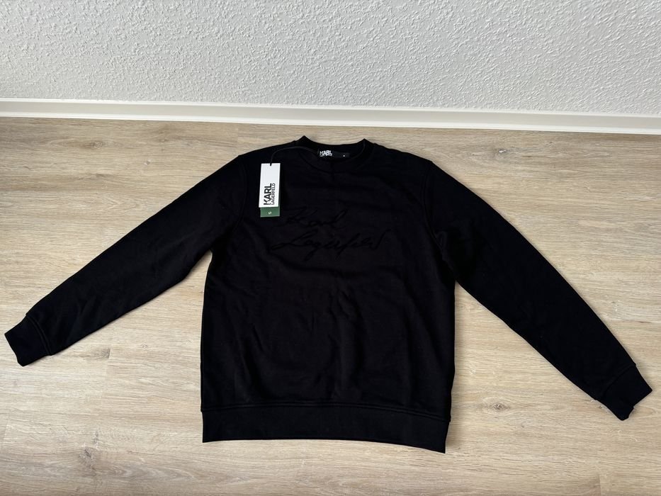 Uomo Karl Lagerfeld Maglione Nero 38