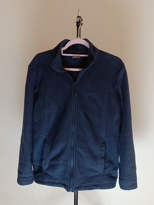 Uomo Jack Wolfskin Fleece Blu Navy 40