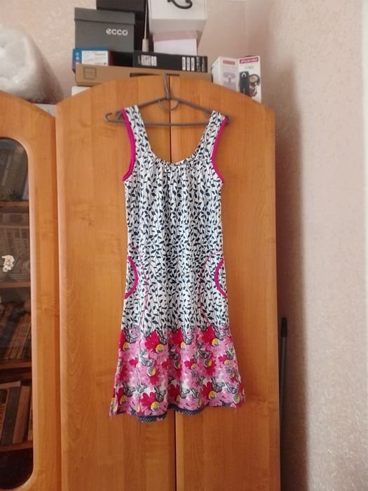 Donna Abito Multicolore Cotone 46