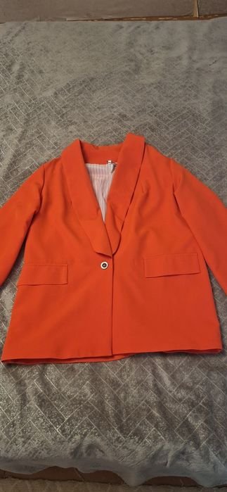 Damen Blazer Rot Anderes Material 46