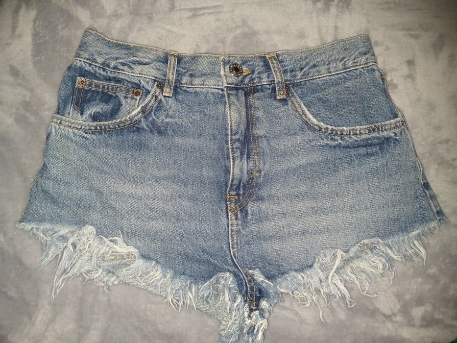 Donna Pull & Bear Shorts Blu Navy 38