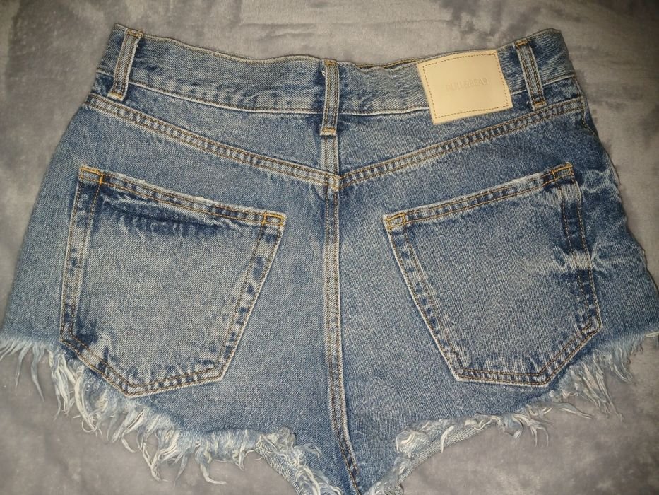 Женские Pull & Bear Шорты Тёмно-синие 38