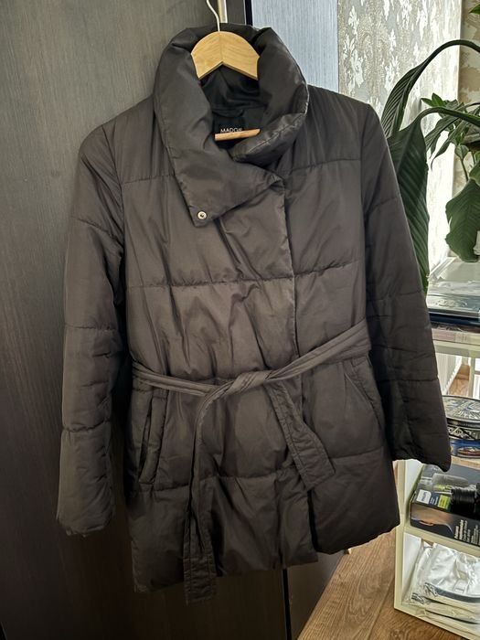 Женская Чёрная Зимняя Куртка 34