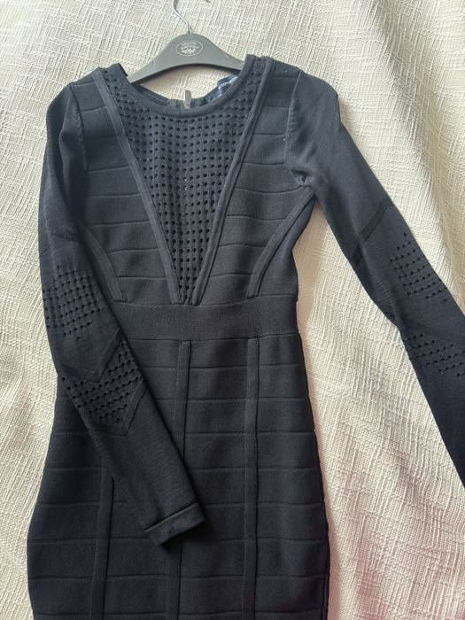 Damen French Connection Kleid Schwarz 36