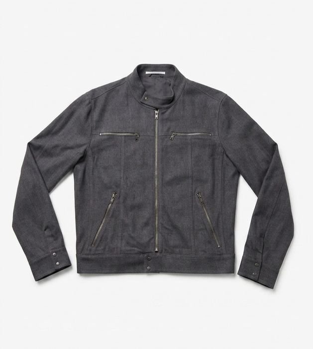 Uomo Capobianco Bomber Marrone Cotone 40