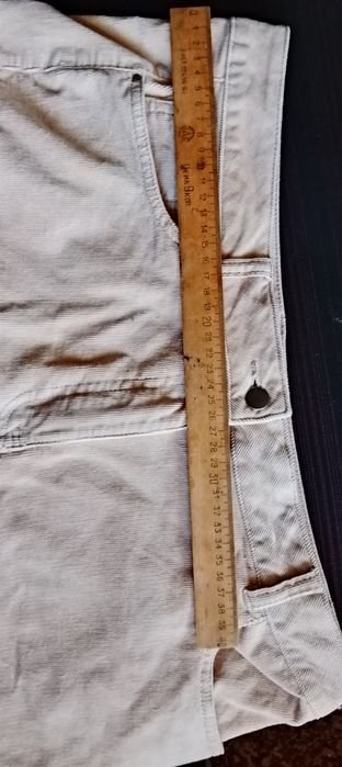 Damen Hosen Beige Samt