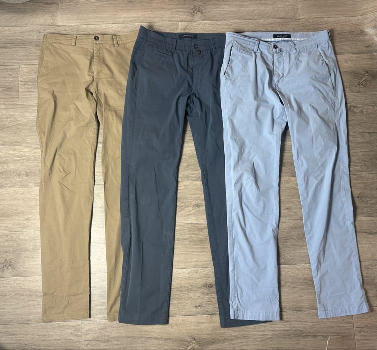 Uomo Pierre Cardin Pantaloni Multicolore Cotone 34