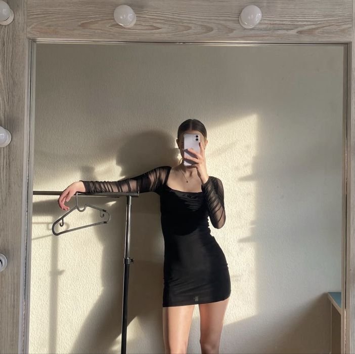 Donna Pull & Bear Abito Nero 36