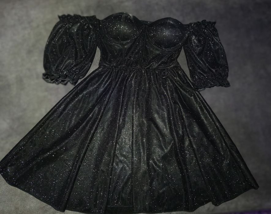 Women Dress Black Other Material 36