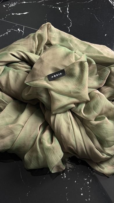Unisex Akris Schal Seide 150x300cm
