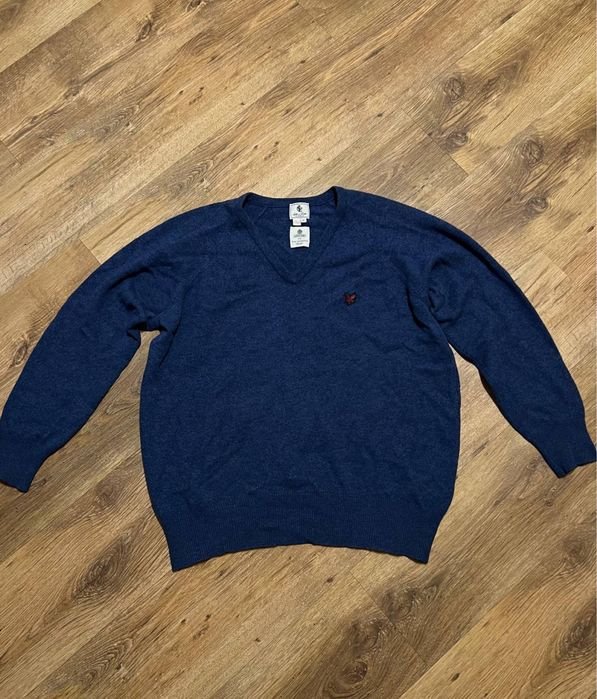 Herren Lyle Scott Pullover Marineblau 42