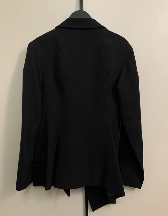 Женский Yohji Yamamoto Пиджак Чёрный Шерсть 36