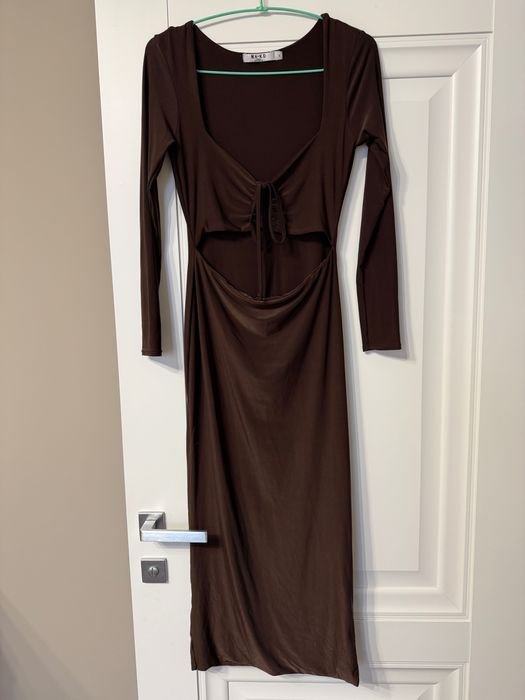 Женский NA-KD Платье Коричневый 36