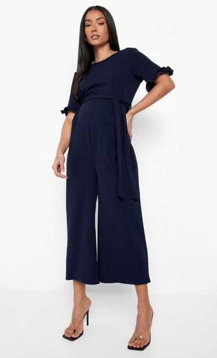 Femme Boohoo Combinaison Bleu Marine Élastique