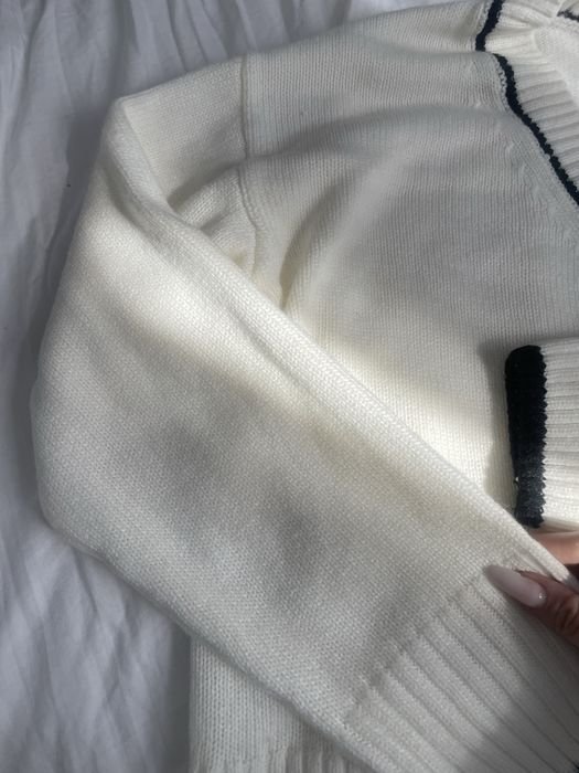 Donna Maglione Bianco Altro Materiale 34