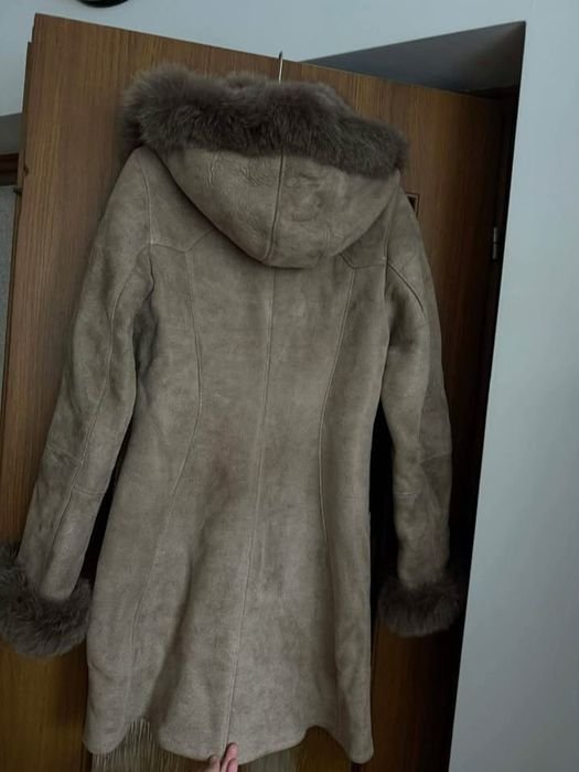 Femme Autre Manteau en Peau de Mouton Clair Autre